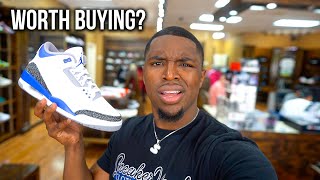 Air Jordan 3 Racer Blue  Worth Buying [upl. by Kcinemod605]