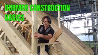 Dormer Construction basics The wall Frames [upl. by Paloma]