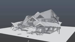 Blender Fracture Build Experimentation 01 [upl. by Yrrek905]