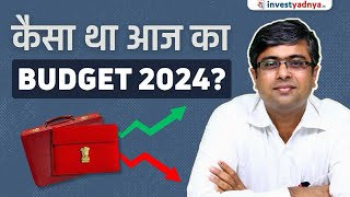 Budget 2024 Highlights  23rd July 2024  Parimal Ade [upl. by Annahsirhc]