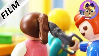 A Playmobil Story  JULIAN CUTS GIRLS HAIR  Mean prank Kids Film Smith Family [upl. by Maya]