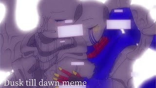 Dusk till Dawn meme  sans au’s  Errormare  Error sans  Nightmare sans  Gacha club [upl. by Vladi]