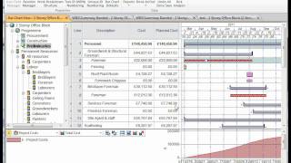 Creating a cashflow with Powerproject [upl. by Aerdnaz]