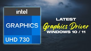 How To Download amp Install Intel UHD 730 Graphics Driver [upl. by Silrac]