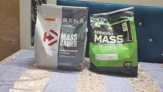 Dymatize Super Mass Gainer vs ON Serious Mass [upl. by Lucais]