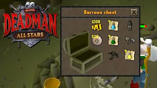 Printing Barrows Loot  Deadman Mode All Stars Day 2 [upl. by Diskson734]