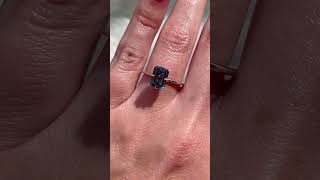 Alexandrite Awe 8x6mm Ruth Alexandrite Solitaire Ring [upl. by Llenral]