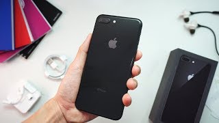 UNBOXING IPHONE 8 PLUS INDONESIA [upl. by Shanna639]