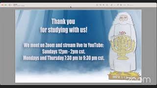 Chicago Northside Zoom Class 91924 Yahshua in the heart of the earth 3 days New Testament [upl. by Dardani]