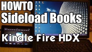 Sideload Books Kindle Fire HD and HDX  Tips and Tricks  HOWTO [upl. by Anitsenre]