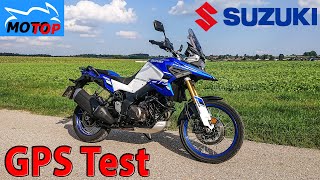 Suzuki VStrom 1050DE 2023  GPS Test  ACCELERATION  ROLL ON  TOPSPEED [upl. by Sialac45]