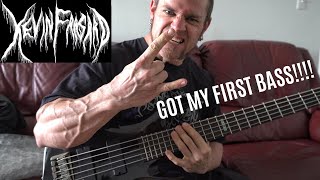 MY FIRST BASS Unboxing ESP LTD F415FM [upl. by Nikoletta]