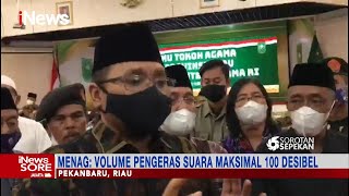 Kontroversi Pernyataan Menteri Agama iNewsSore 0603 [upl. by Westhead882]