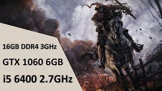 Kingdom Come Deliverance  Intel i56400  GTX 1060 6GB  16GB DDR4  TEST IN 2022 [upl. by Conrade496]