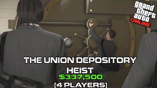 GTA Online The Union Depository Heist 4 Players [upl. by Perri]