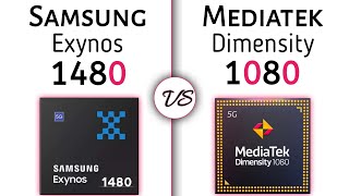 SAMSUNG Exynos 1480 vs Dimensity 1080  Realtime Compare Battle [upl. by Refotsirhc]