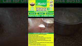 Mukhil MultiMillets Idli Dosa Mix [upl. by Assiral]