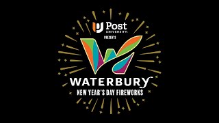 Waterbury New Years Day Fireworks 2023  Presented by Post University [upl. by Flanigan]