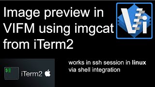 Image Preview Setup in VIFM with iTerm2 Mac and Linux ssh sessions [upl. by Ppilihp922]