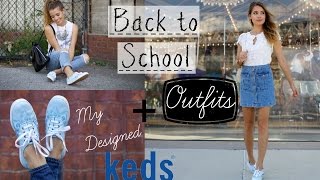 First Day of School Outfit Ideas  I Designed a Shoe [upl. by Annala224]