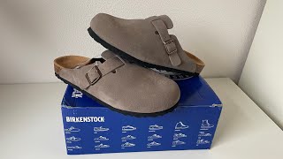 DHgate Birkenstock Boston Unboxing  Review [upl. by Viehmann]