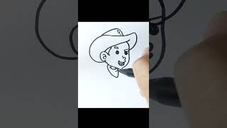 How to draw a Cowboy [upl. by Haugen]