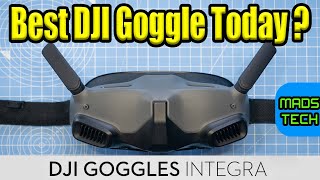 DJI FPV Goggles Integra Review  150 Less Than DJI Goggle 2 [upl. by Ahsets]