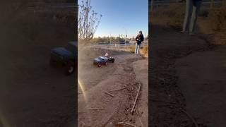 2wd Trx4m prerunner brushless with stock gearing [upl. by Breeze153]