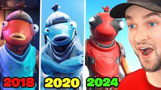 Evolution of Fishstick in All Fortnite Trailers amp Cutscenes [upl. by Eanil718]