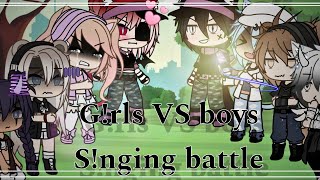 GIRLS VS BOYS SINGING BATTLE GACHA LIFElikecommentRead description [upl. by Leopold599]