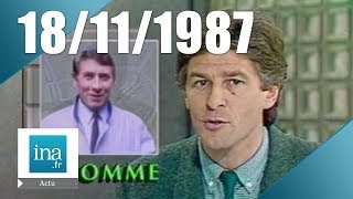 20h Antenne 2 du 18 novembre 1987  Disparition de Jacques Anquetil  Archive INA [upl. by Nosrak]