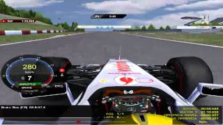 vuelta rapida circuito de formula 1 Nurburgring rfactor f1 mod IMT 2012 [upl. by Portie]