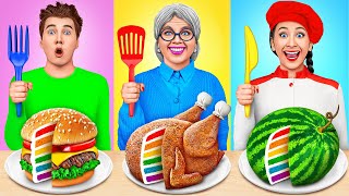 Me vs Grandma Cooking Challenge  Delicious Recipes by Multi DO Challenge [upl. by Alletsyrc]