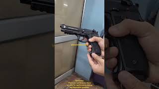 No license needed beretta M92 replicasco2 bb air gun in indiashorts [upl. by Cirek413]