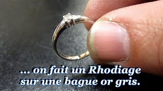 Rhodiage bague or gris par Doc watch [upl. by Cesar]