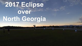 2017 eclipse over N Georgia [upl. by Acysej]