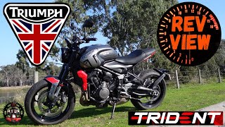 Triumph Trident 660 Review Wow what a machine LAMS and all [upl. by Kinnie]