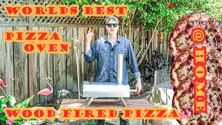 Big Horn Pellet Fired Backyard Pizza Oven Setup and Review [upl. by Nnylaf]