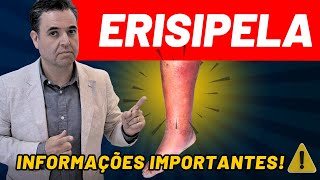 ERISIPELA  O que é  causas  sintomas e tratamento da vermelhidão na pele  Dr Alex Vascular [upl. by Dagall]