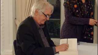 Henning Mankell signing autographs on November 21st 2012 in Stuttgart Germany EXCLUSIVE HD [upl. by Iliak529]