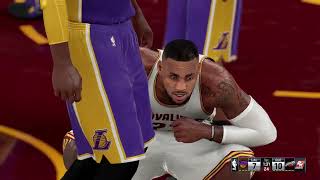 NBA 2K16  LA Lakers vs Cleveland Caveliers  PS4 Gameplay [upl. by Ellehcem575]