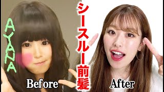 前髪を薄くする方法！コツを美容師が解説！【カット無し】 [upl. by Nnaid]