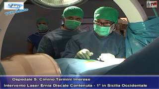 TVH Salute Intervento Laser per il trattamento dellernia discale contenuta allOspedale S Cimino [upl. by Violette]