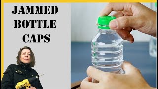 How to Remove a stuck or tight bottle lid that wont twist off no special accessories necessary [upl. by Yuu]