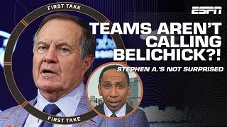 Belichick is responsible for Brady walking out the door in New England  Stephen A  First Take [upl. by Annayar]