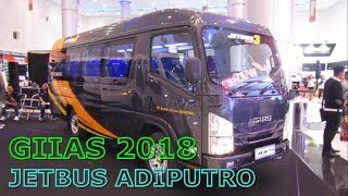 MICROBUS ISUZU ELF JETBUS 3 MC ADIPUTRO KAROSERI  INTERIOR EXTERIOR 2018 GIIAS SURABAYA [upl. by Virginie988]