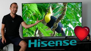 Hisense U7 ❤️ La nouvelle TV qui illumine mon salon [upl. by Eiuqnimod]