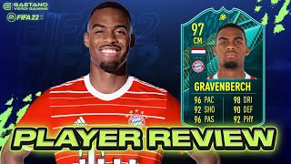 RYAN GRAVENBERCH 97  Lohnt sich die SBC  FIFA 22 Player Review [upl. by Werdn334]