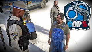 DOJ 97 LEO  GEORGES RIDE ALONG  GTA 5 Roleplay [upl. by Nitsua]