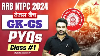 RRB NTPC 2024  Railway NTPC GK GS Classes By Sahil Madaan Sir Previous Year Questions 1 [upl. by Yetak]